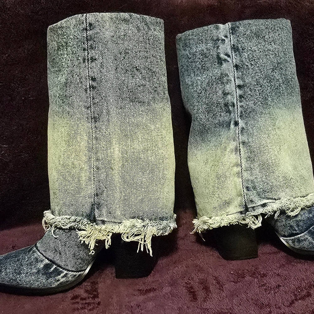 Steve Madden super cute denim boots.